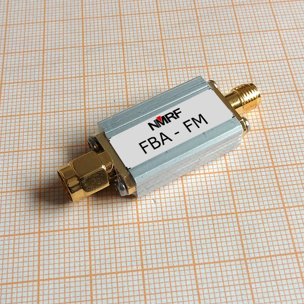 

FBA-FM 88~108MHz LC band stop filter, FM FM broadcast signal dedicated attenuator, SMA interface