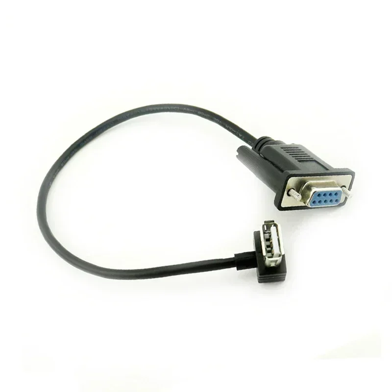 RS232 DB9 мама на USB 2.0 A адаптер последовательного кабеля конвертер 8 дюймов 25 см