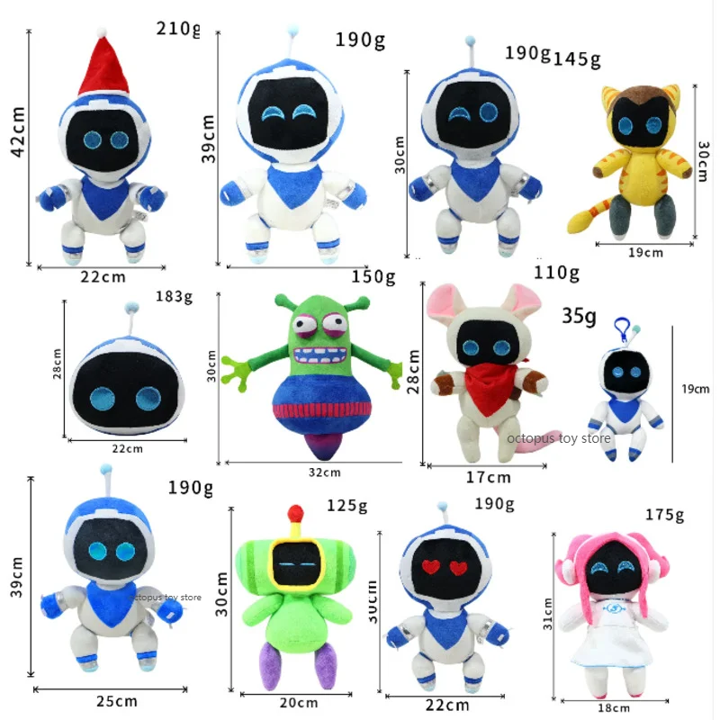 Спасательный план Astro Bots 30 см мягкая игрушка-кукла подушка Astrobot коллекционная