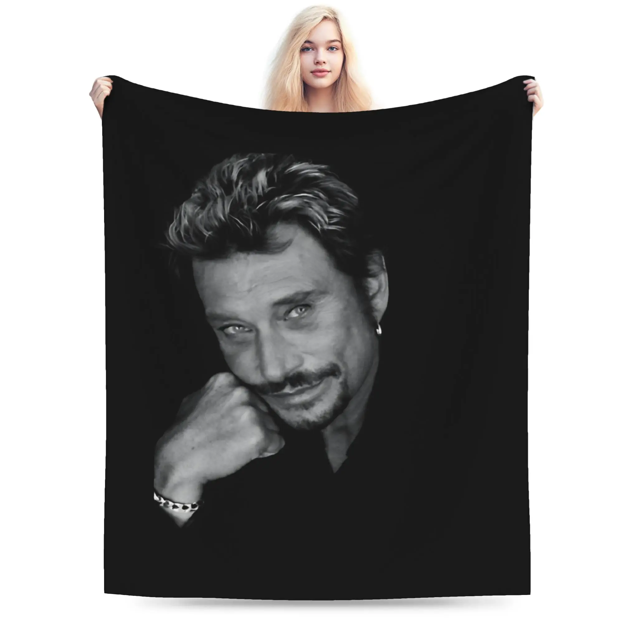 Фото Классическое винтажное одеяло Laetitia Hallyday France Musique, качественное теплое мягкое постельное белье, осеннее домашнее покрывало для девочек и мальчиков №1
