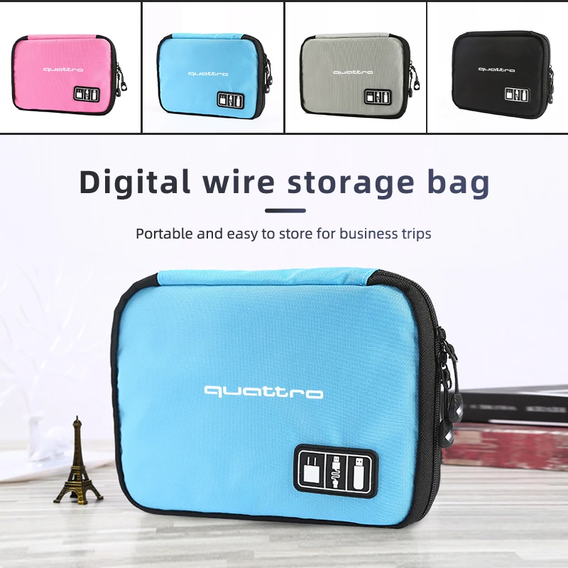 Дорожный органайзер для кабелей зарядное устройство цифровой USB-кабель зарядки