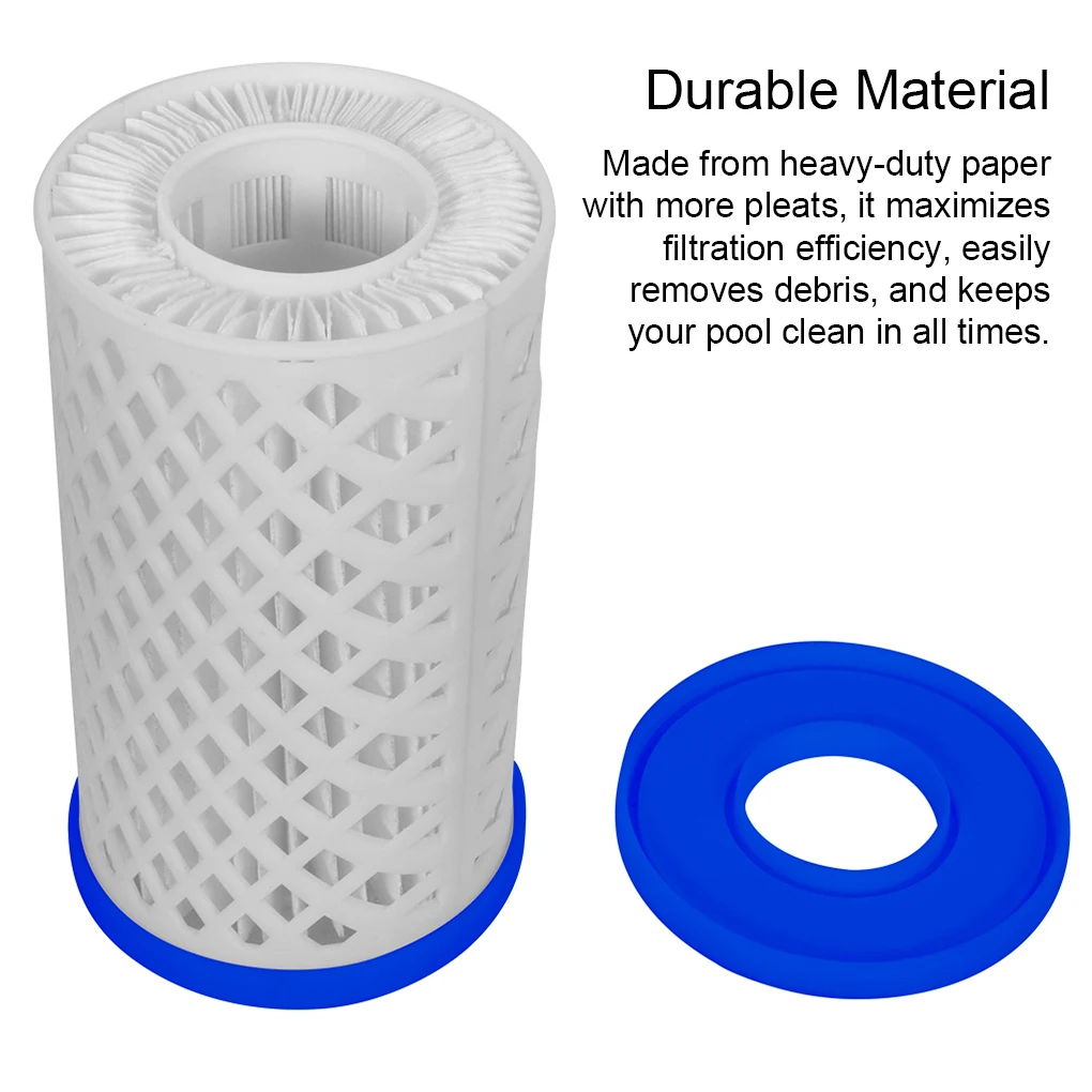 

Spa Tub Swimming Pool Supply Filtration Universal Filter Cartridges Set Convenient Replacement Spare Parts Accessory