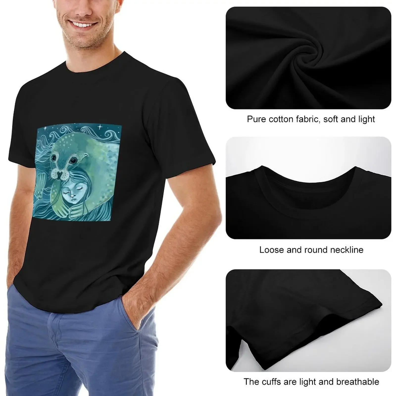 Футболка Selkie для мальчика футболка с графикой мужчин