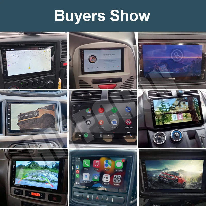 Hippcron carplay радио 2 Din IPS сенсорные экраны автомобильные радиоприемники с