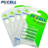 aaa battery 1 2v ni mh 850mah lsd durable pre charged 3a rechargeable batteries baterias 4card16pcs pkcell