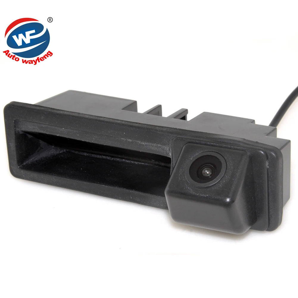 

for CCD CCD audi trunk handle switch camera wire wireless for Audi A6L/Q7/A4/A3 A8L Car Rear view camera Car Monitor Night