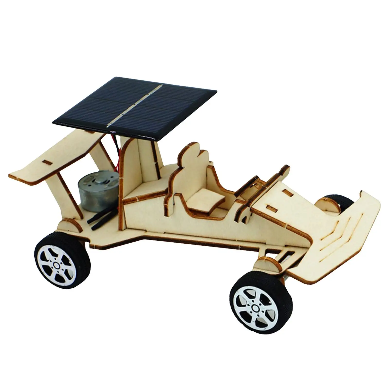 

DIY Wooden Science Kit Solar Car, Physics Science Intellectual Development