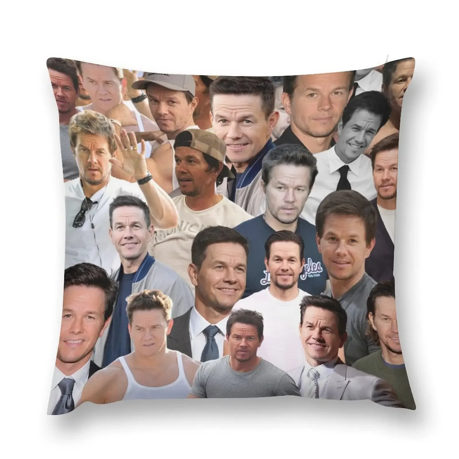 Марк wahlberg фотоколлаж декоративная подушка для дивана рождественская наволочка