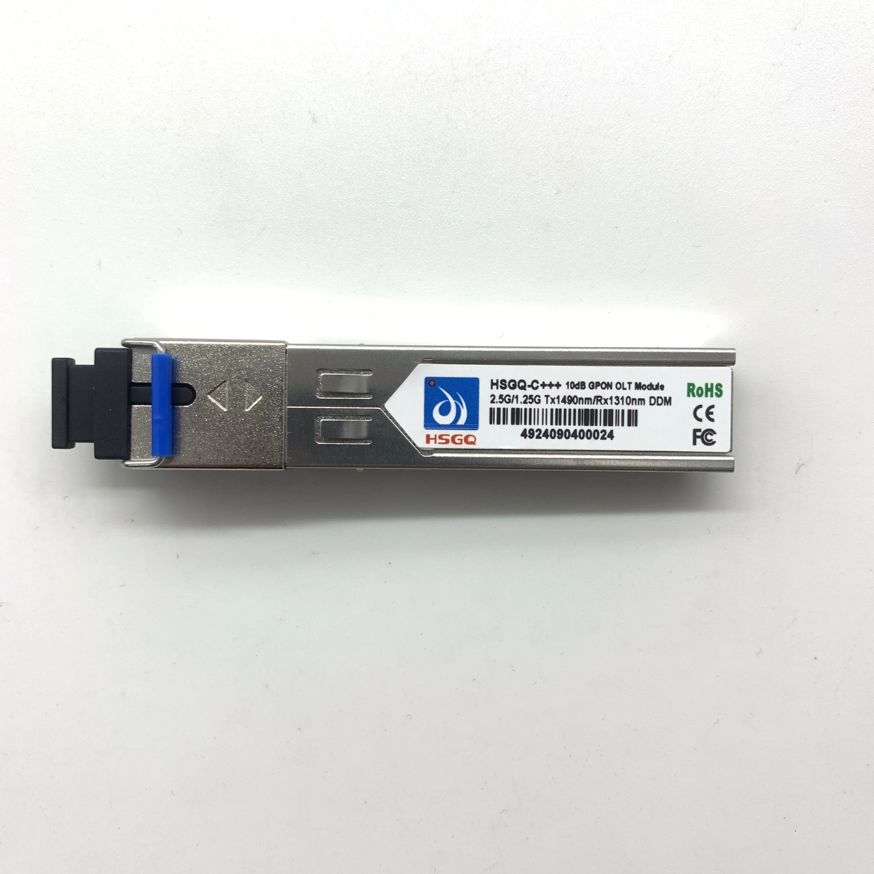 Фото Оптический модуль GPON OLT SFP C+++ HSGQ 10 дБ, приемопередатчик GPON OLT C+++ SFP 10 дБ, 1490/1310 нм, с разъемом SC №2