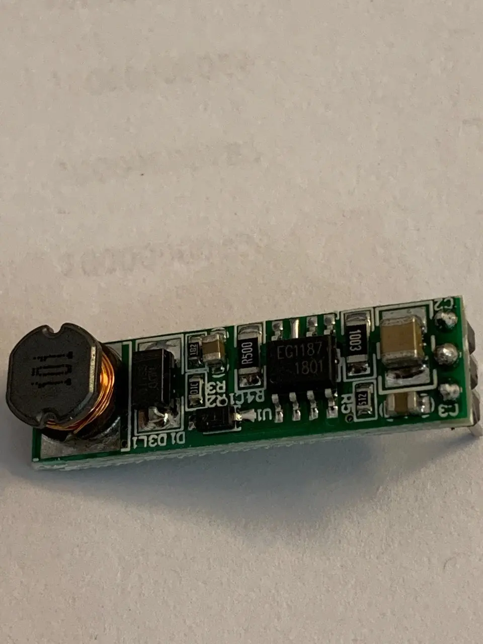 

10Pcs EG1187 DCDC 12V/500mA DEMO board