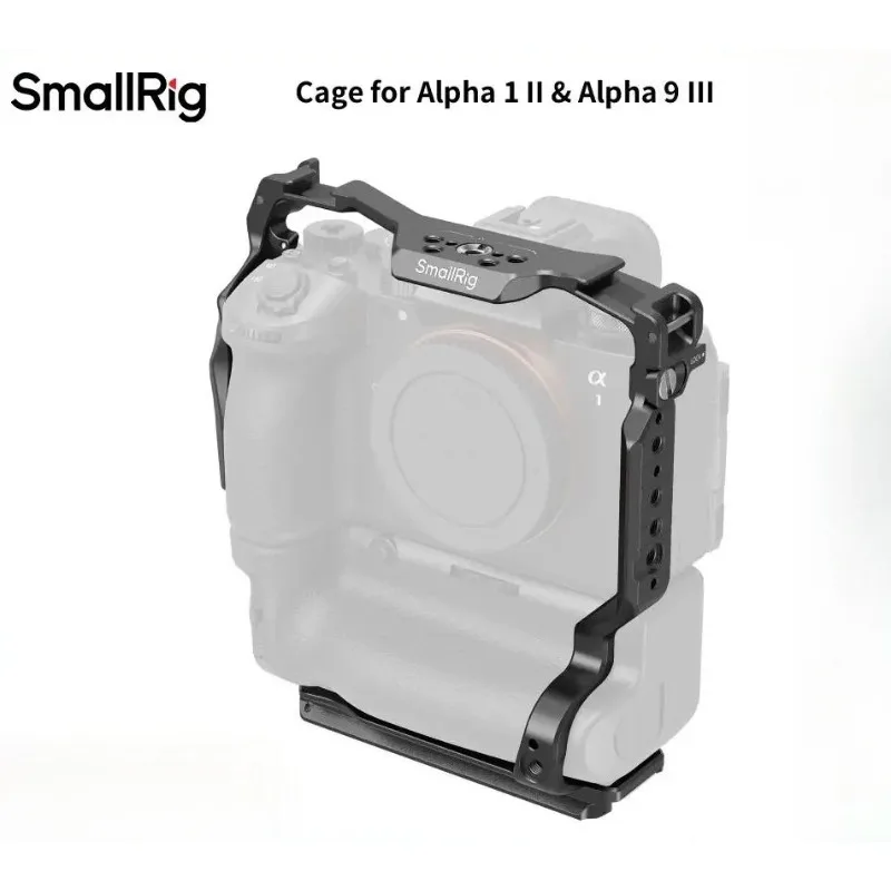 Фото Клетка для камеры SmallRig 5908 с полным покрытием для Sony Alpha 1 II и Alpha 9 III с вертикальной рукояткой VG-C5 и встроенной пластиной Arca-Swiss №2