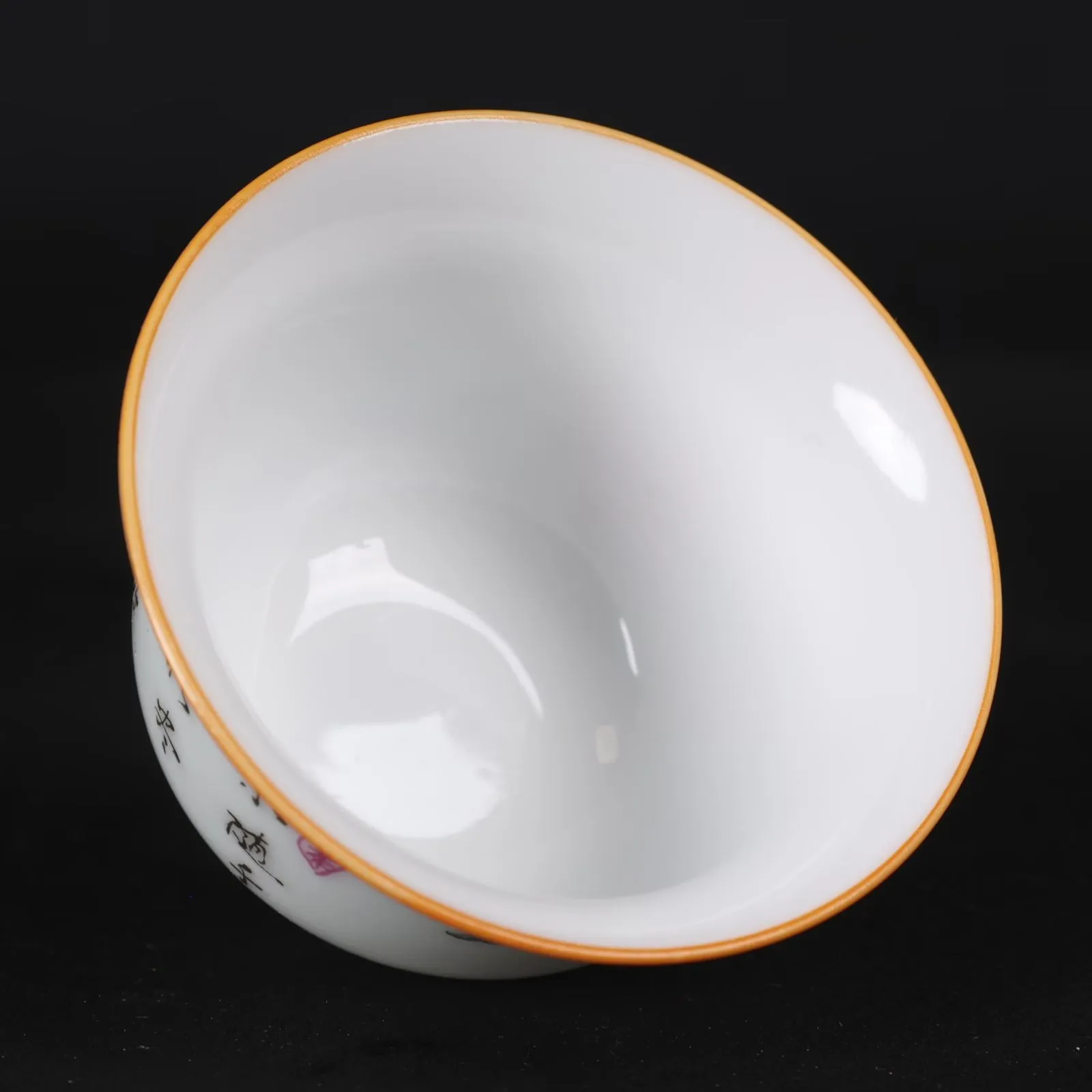 Керамическая чайная чашка Цзиндэчжэнь китайская церемония ручная роспись цветы