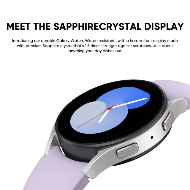 2022 Samsung Galaxy Watch 5 Smartwatch Sapphire Glass Display Blood Pressure Measurement ECG Fitness Watch For Galaxy S23 Ultra 4
