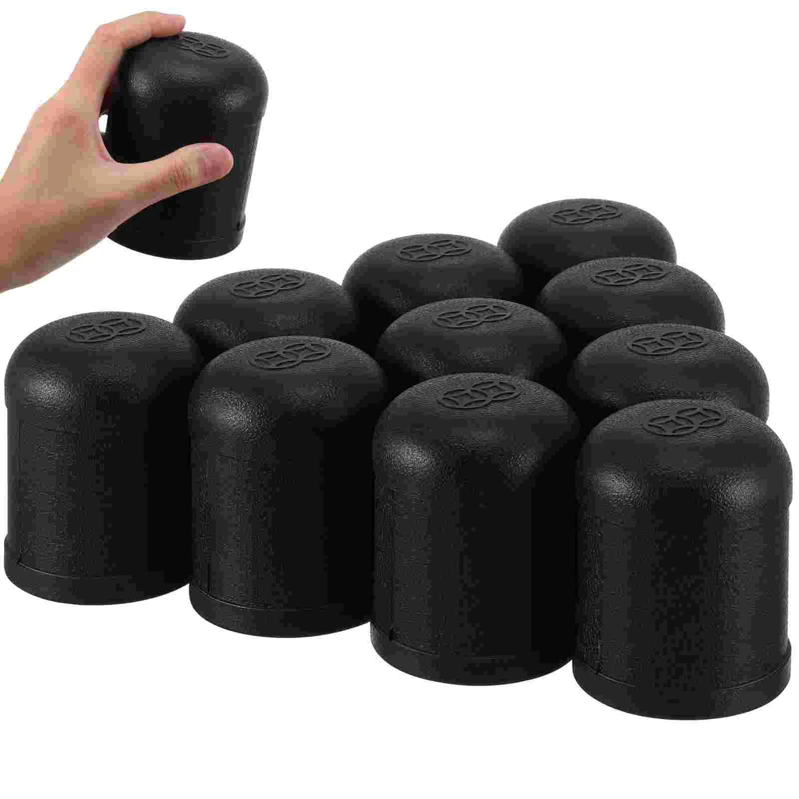 

10PCS Game Use Dice Cup Black Cylindrical Dice Box Plastic Funny Dice Box KTV Game Tool