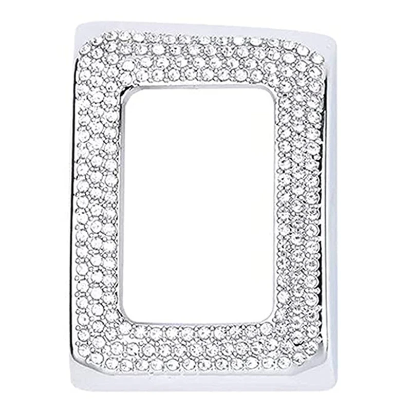 

Hazard Warning Button Caps Bling Crystal for Honda Civic 10Th Coupe Hatchback Type R, Zinc Alloy Silver