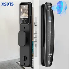 3D Face Smart Door Lock Security Camera Monitor Intelligent Fingerprint Password Biometric Electronic Key Unlock Usmart Go