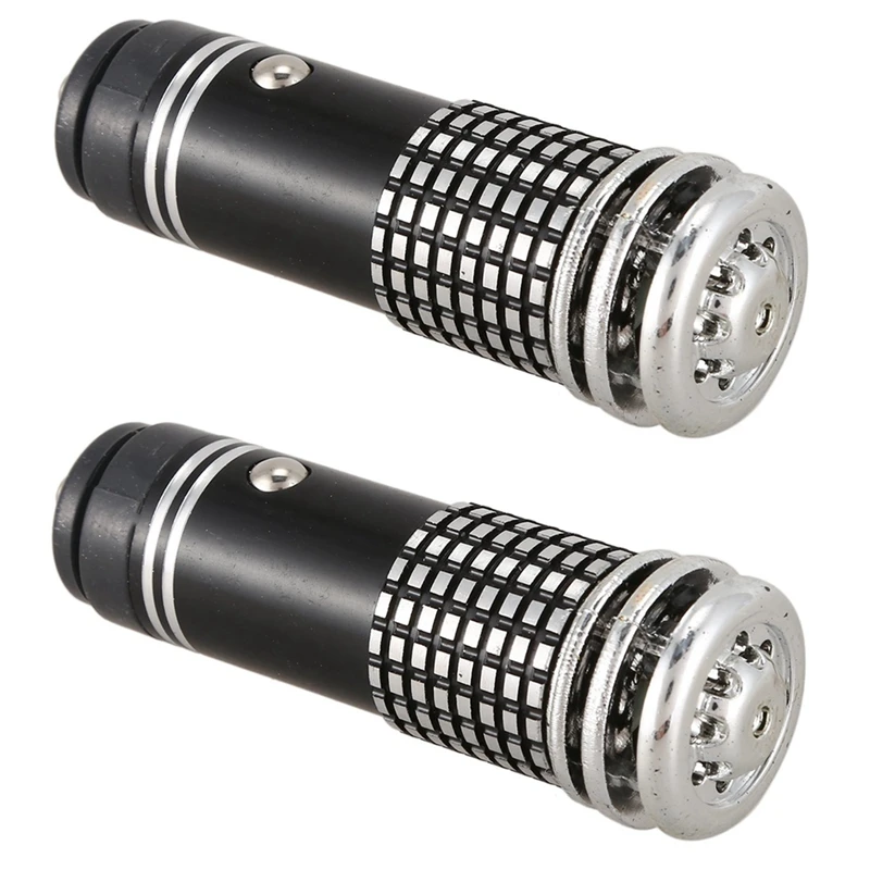 

2X Mini Auto Car Ozone Generator Air Cleaner Purifier Filter Ionizer Oxygen Black