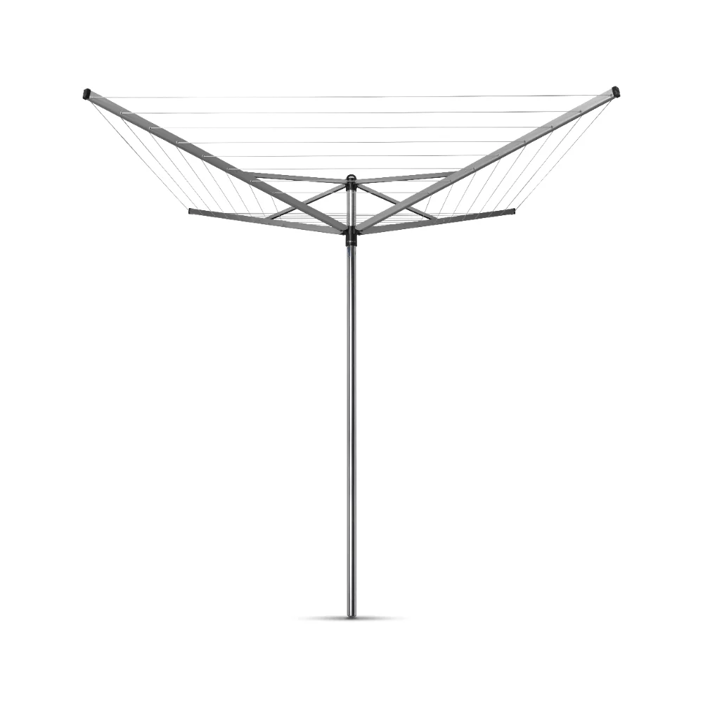 

310744 Topspinner 131 Ft Outdoor Drying Rack + Ground Spike Metallic Gray，19 Lbs，82.00 X 9.00 X 7.00 Inches