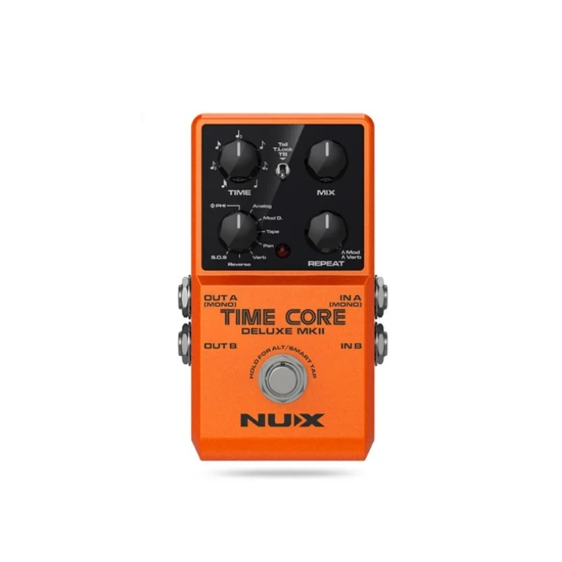 Фото Электрогитарные эффекты NUX-Time Core Deluxe MKII, универсальная педаль задержки, 7 типов, фразовый лупер, аксессуары для гитары №2