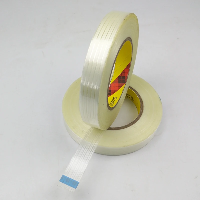 3M Filament Tape 8915 Clean Removal Standard Strapping Tape High Strength Reinforcing Tape Glass Filament for Packaging