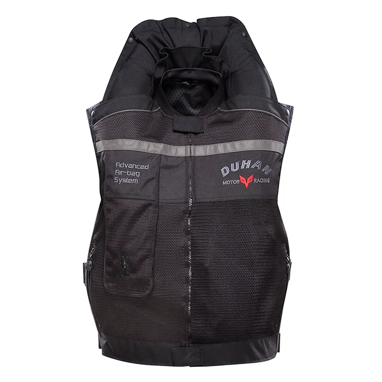 DUHAN мотоциклетный жилет с подушкой безопасности светоотражающая куртка для