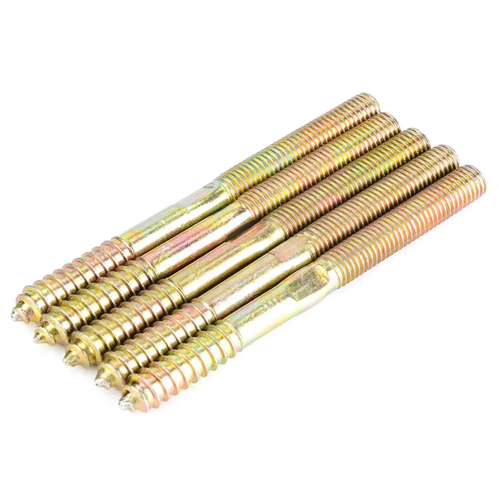 Винт дюбеля Деревообрабатывающий мебельный соединитель Двусторонний винт (10*120 5