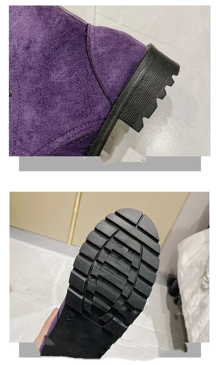 Сексуальные высокие сапоги до бедра женские осенне-зимние выше колена в Риме на