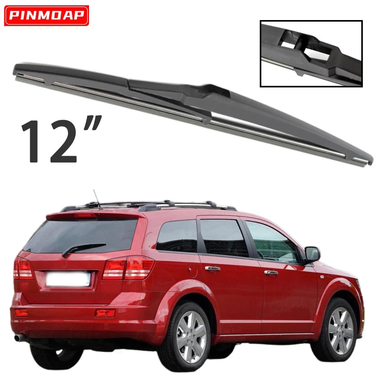 

12-дюймовый Задний Дворник Для Dodge Journey 2008-2020, Резиновый Стеклоочиститель Заднего Стекла, Автомобильные Аксессуары