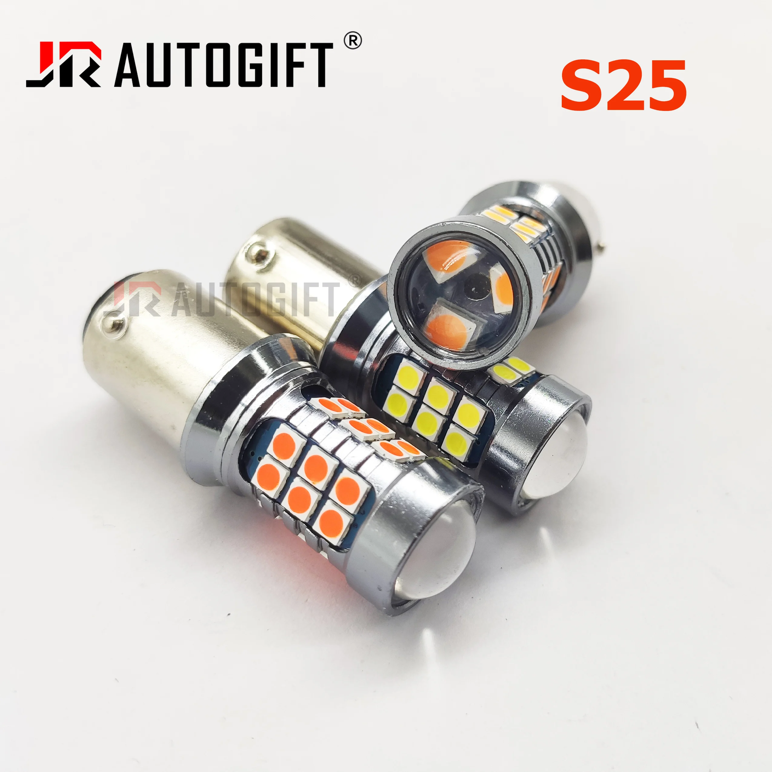 Стробоскопическая вспышка 50X S25 P21W 1156 BA15S 1157 BAY15D 3030 27SMD P21/5W светодиодный 10W