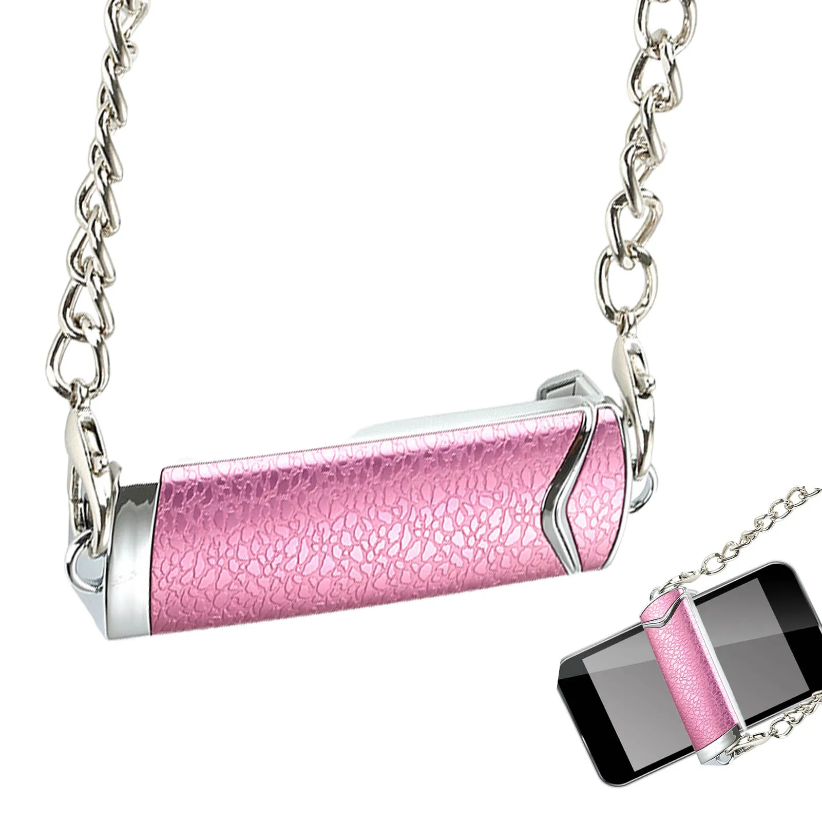 

Phone Crossbody Chain Clip Crossbody Chain Clip For Phone Detachable Lanyard Compatible With Mobile Phones Universal Crossbody