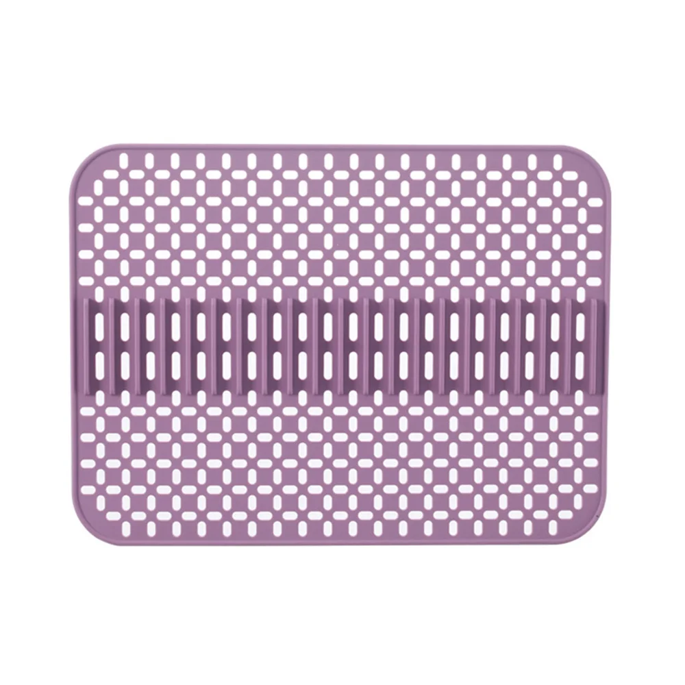 

Полый Силиконовый протектор для кухонной раковины, термостойкая тарелка, коврик для сушки посуды