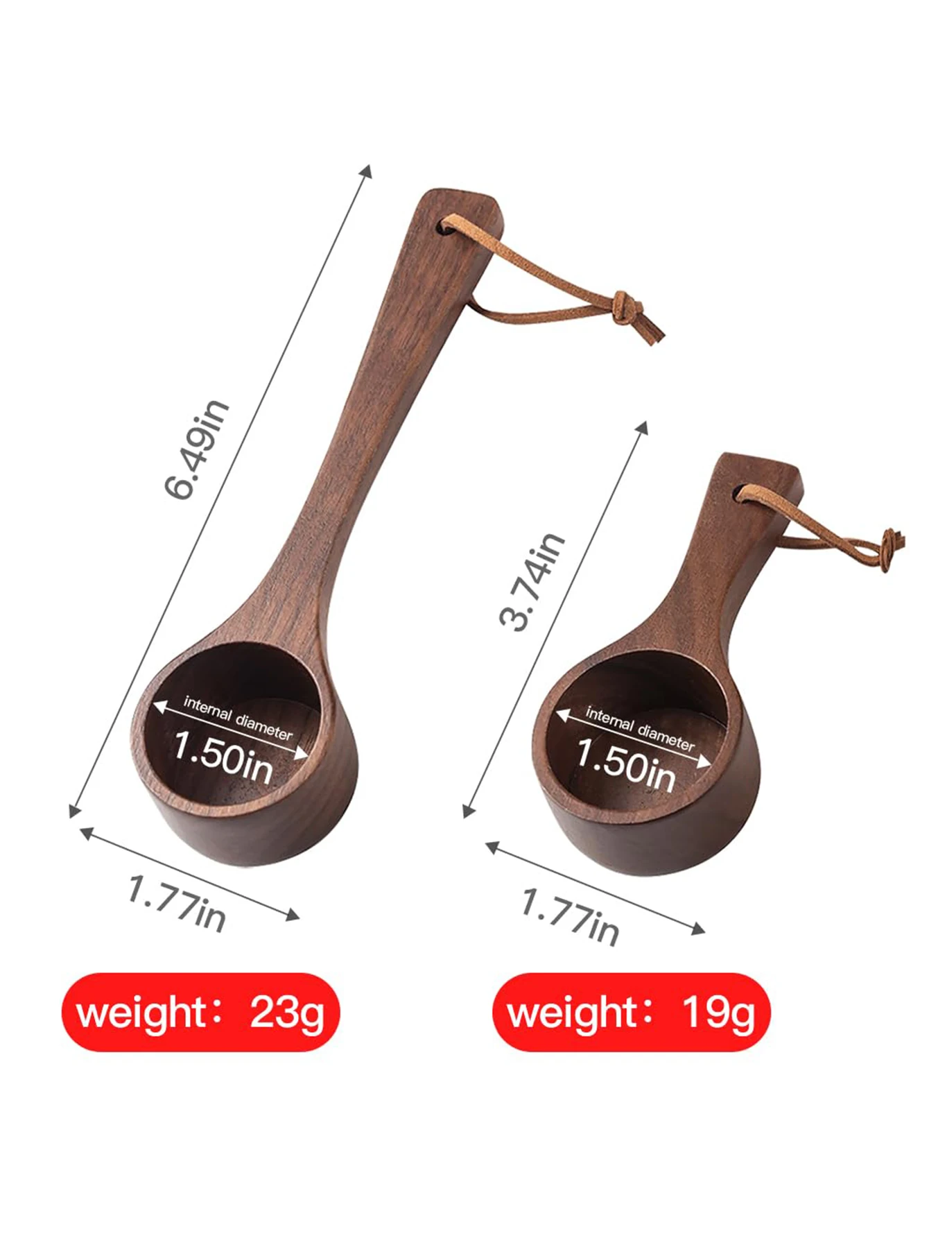 

Деревянная кофейная ложка