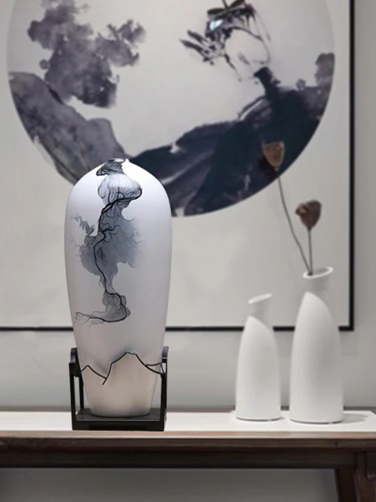 Декоративная ваза в китайском стиле современный светильник скандинавском