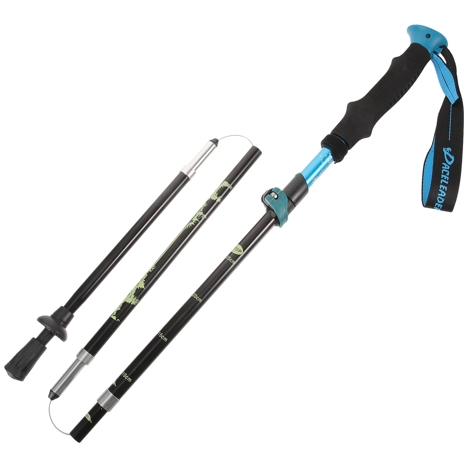 

Elderly Climbing Stick Seniors Walking Cane Fold Alloy Aluminum Pole Retractable