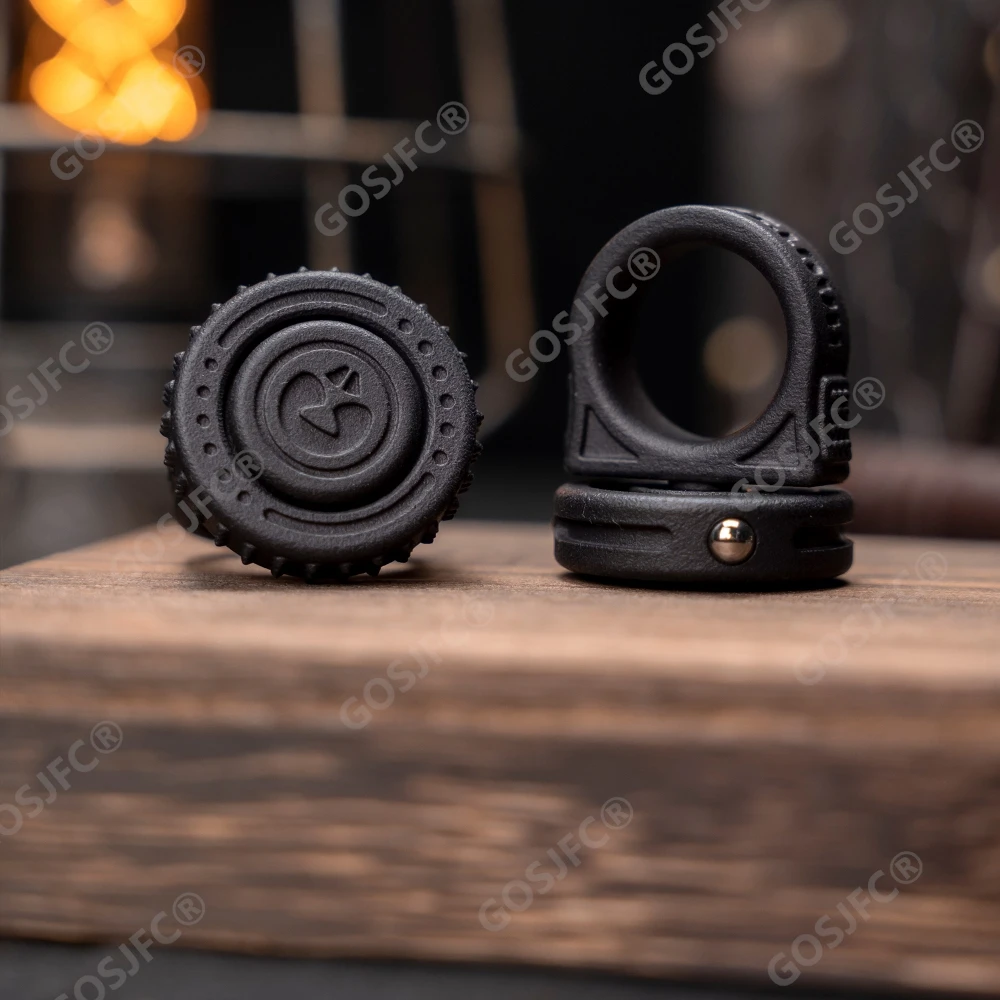 Фото HAOTZ EDC Nuclear Rat Ring Spinner из нейлона, с плотной механической конструкцией, антистрессовая игрушка, фиджет-игрушка для взрослых. №4