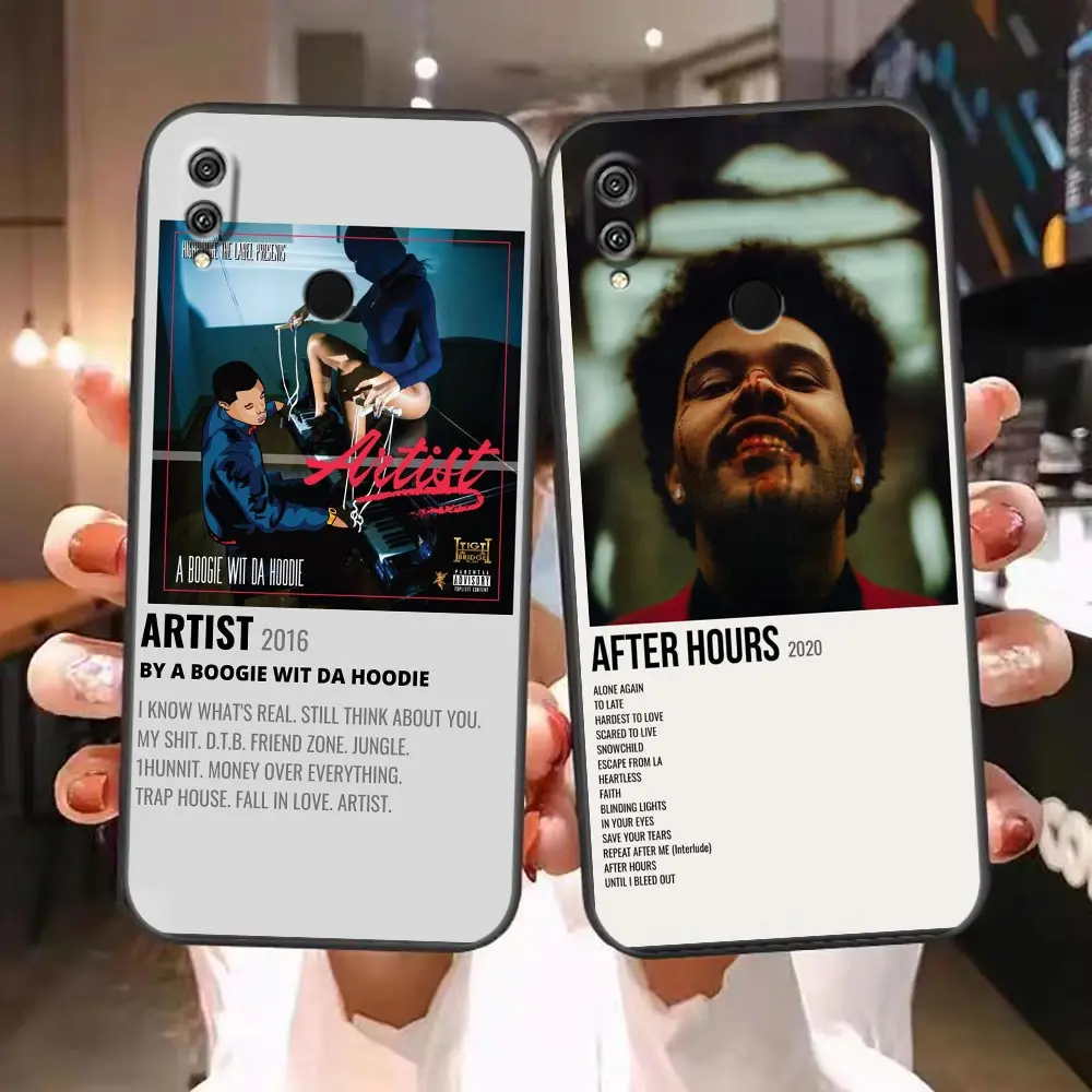 Case For HUAWEI Honor 9X 9 8X Max 80 70 60 50 30 20 10 10I NOTE 10 Lite Pro Case Funda Coque Shell The Weeknd Minimalist Poster