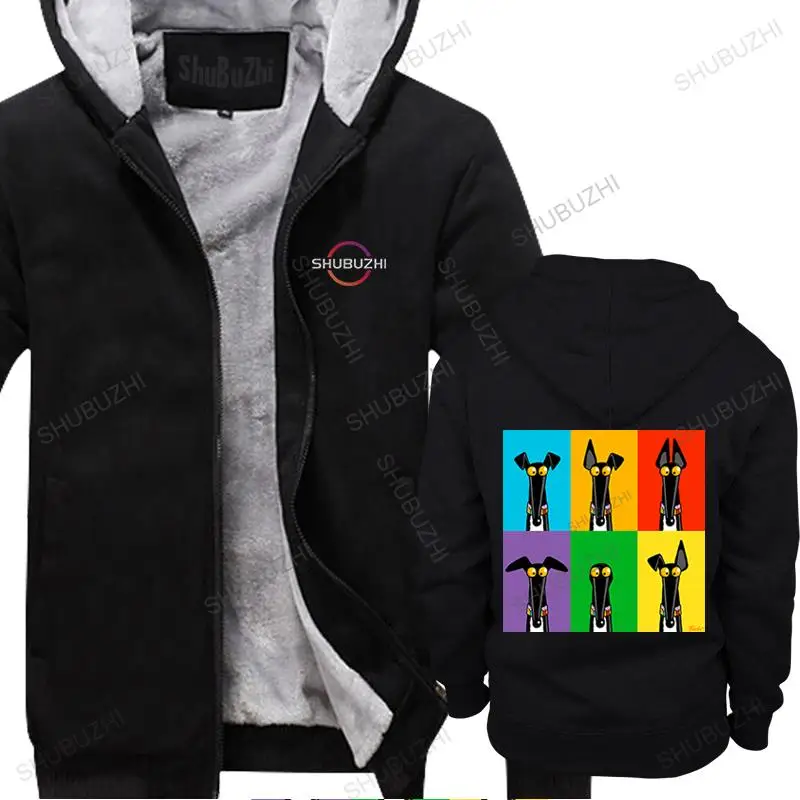 

new winter coat hooded Windhund Hund Mens Jersey Herren Schwarz Kurzarm sweatshirt Schnell Trocknende Benutzerdefinierte Druck
