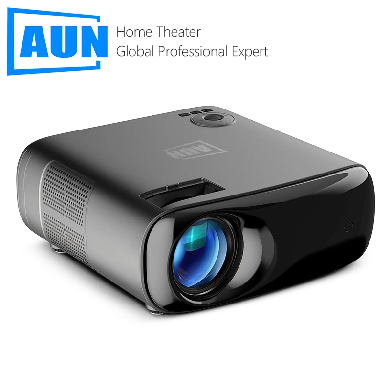 AUN AKEY9S Android Projector Full HD Native 200inch LED Home Theater Projectors 4k Video Beamer 1080P Bluetooth WIFI Smart TV