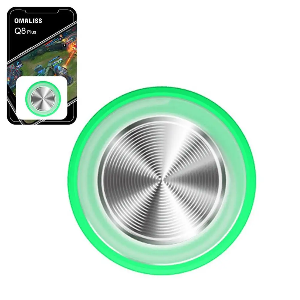 Портативный джойстик для мобильных игр металлическая круглая кнопка контроллер