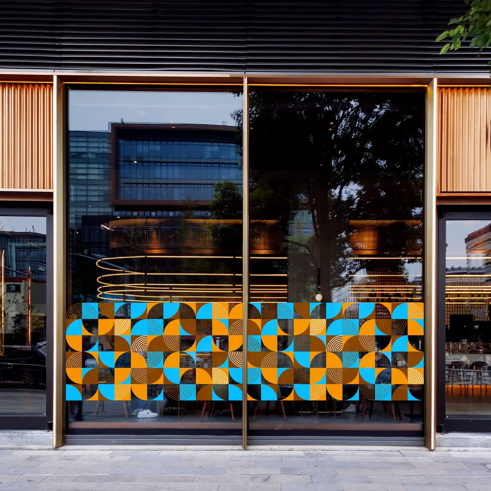 QiAds на заказ креативная геометрия защита от столкновений линия талии стеклянная