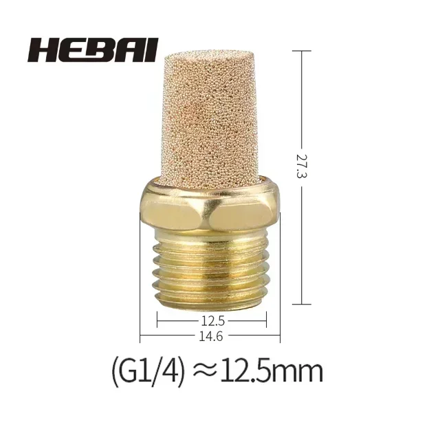 

Пневматический глушитель BSL M5 латунный 1/8"-1/2"