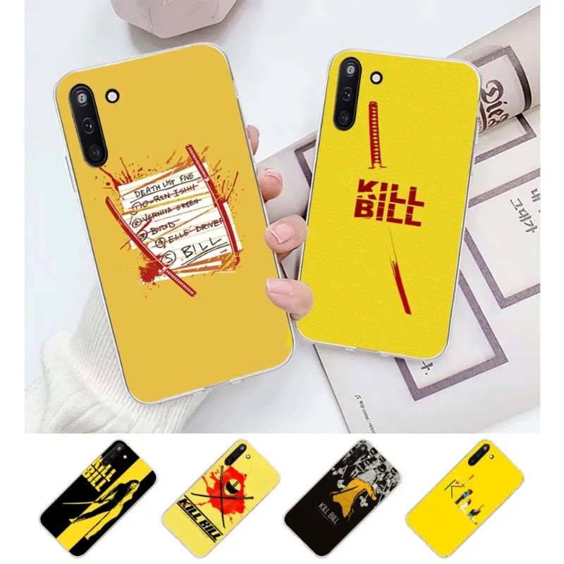

Kill Bill Phone Case For Samsung Galaxy S10 S21 S22 Plus Ultra A91 A51 A21S A12 Transparent Phone Cover