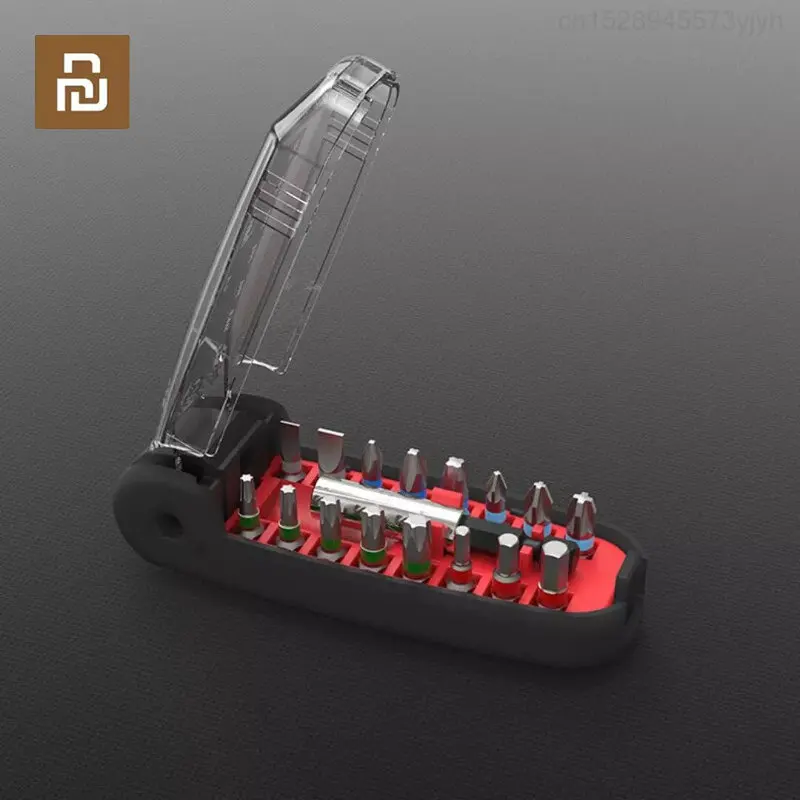 

Youpin Wiha 17 в 1 Магнитный гаечный ключ Набор отверток под крокодиловую кожу мини Магнитная рукоятка набор отверток инструмент для ремонта