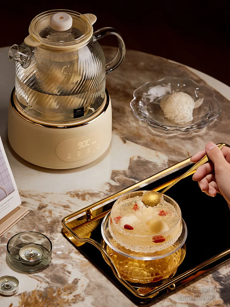 WORLD KITCHEN Электрический чайник 1000 мл Многофункциональный стеклянный для тушения