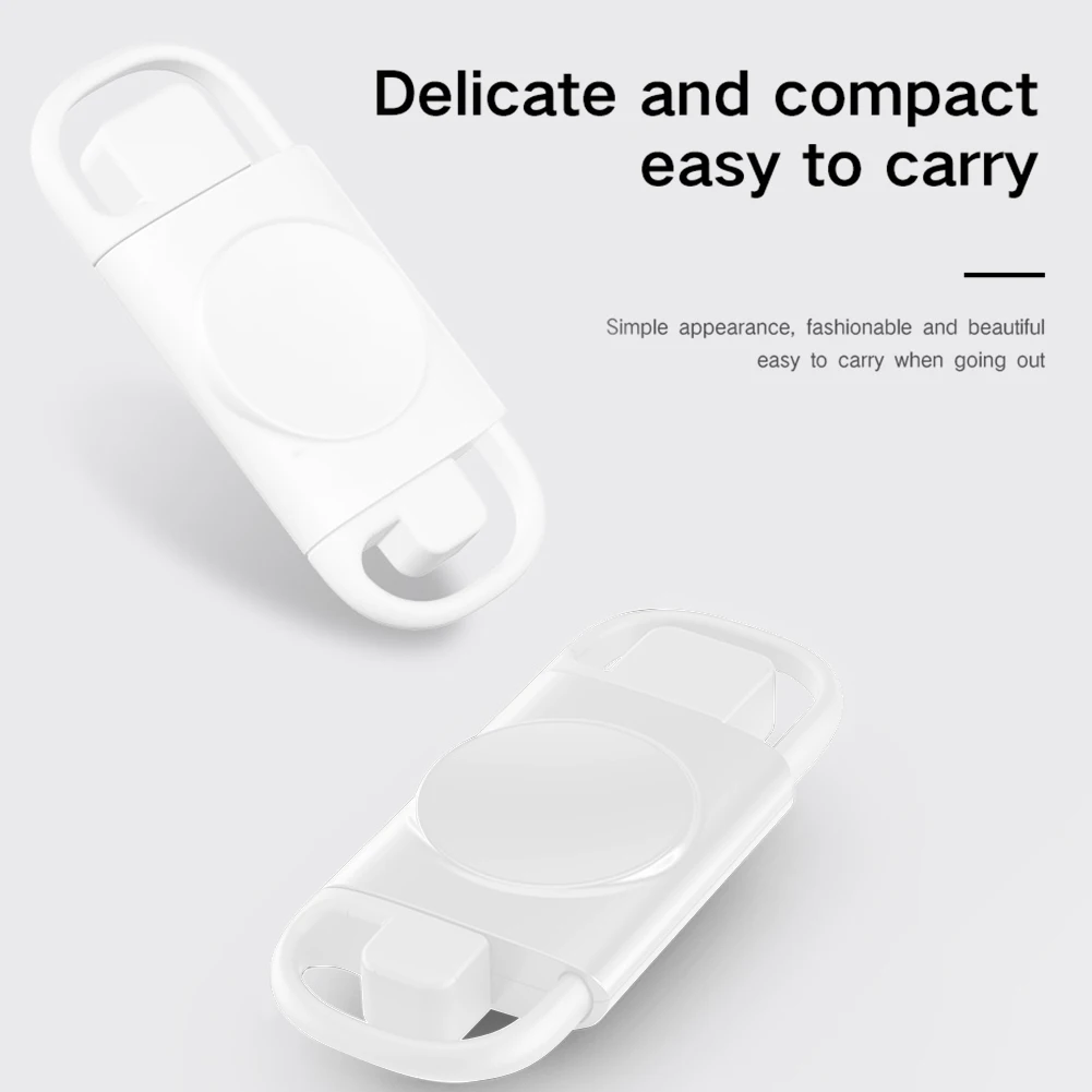 

Для Apple Watch Series 7 6 5 4 Беспроводные умные часы Mini USB Type-C с двумя портами магнитное индукционное зарядное устройство Портативная зарядка