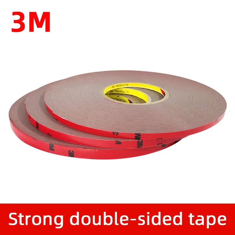 3M Strong Double-sided Adhesive High-viscosity Car Special Non-marking Waterproof Double-sided Adhesive Sticker 0.6/0.8/1cm*33m