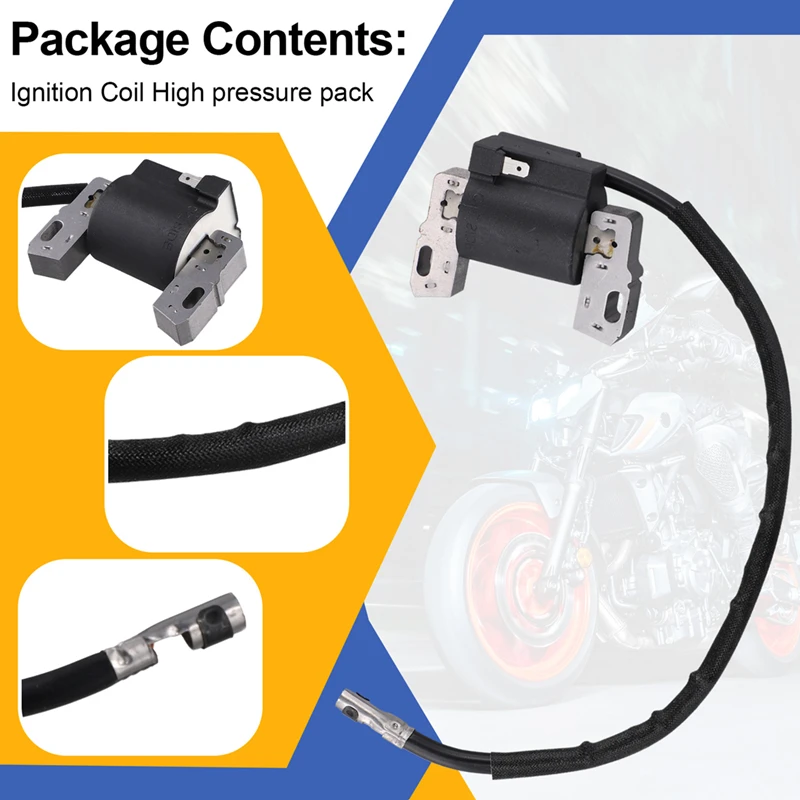 2Xignition Coil High Pressure Pack For Kawasaki FC400V FC420V John Deere LX172 LX176 240 GT242 F510 21121-2070 AM109209
