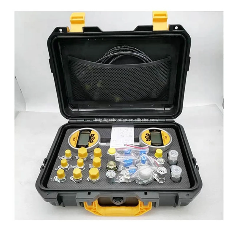 

Universal digital hydraulic pressure gauges excavator hydraulic pressure test kit 0-60Mpa pressure gauges