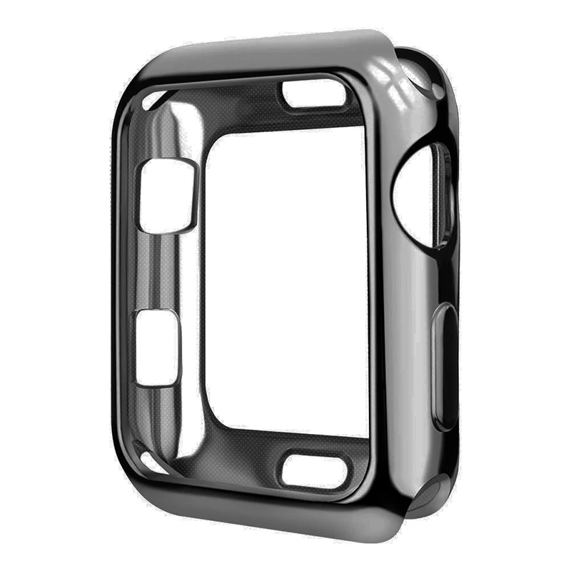 

Slim Soft Case for Apple Watch SE 6 5 4 38MM 42MM Plating Protective Cover for iwatch Series 1 2 3 4 5 40MM 44MMTPU