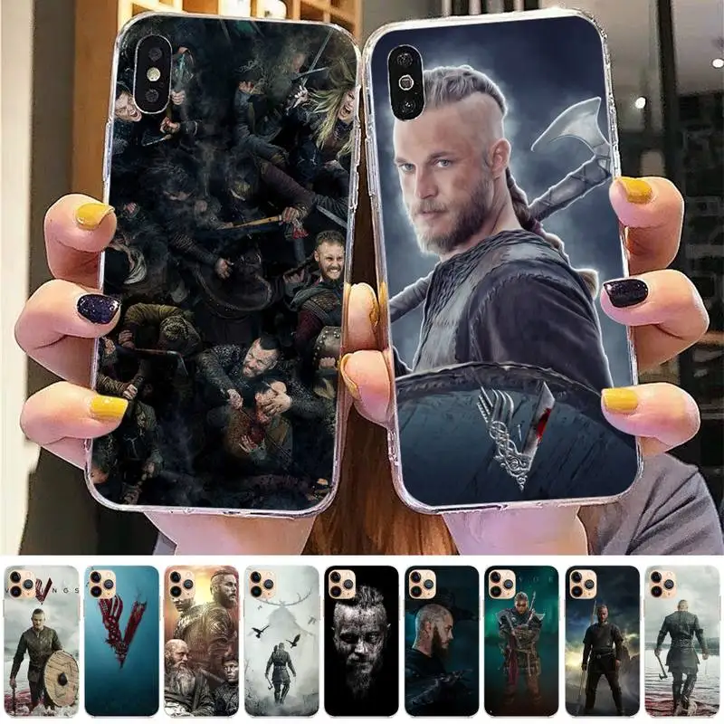

Vikings Ragnar Lothbrok Phone Case for iPhone 11 12 13 mini pro XS MAX 8 7 6 6S Plus X 5S SE 2020 XR case